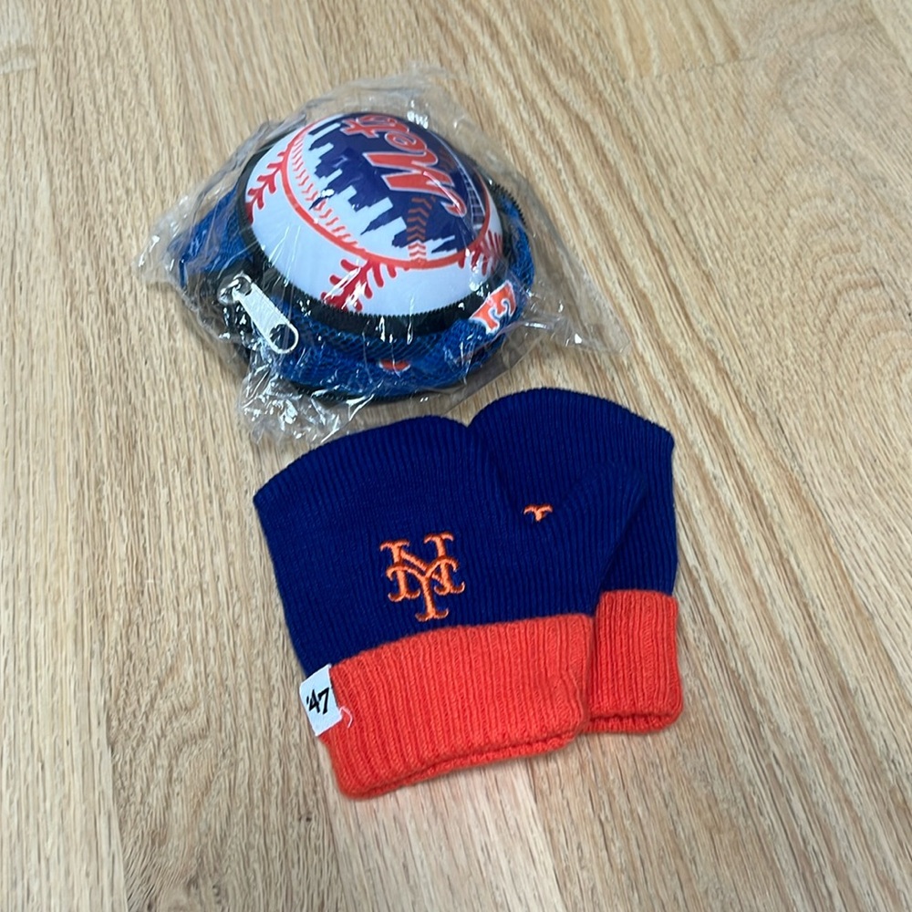 NY Mets Toddler Mittens